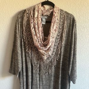 Plus Sz 4X 30/32W CATHERINES Blouse